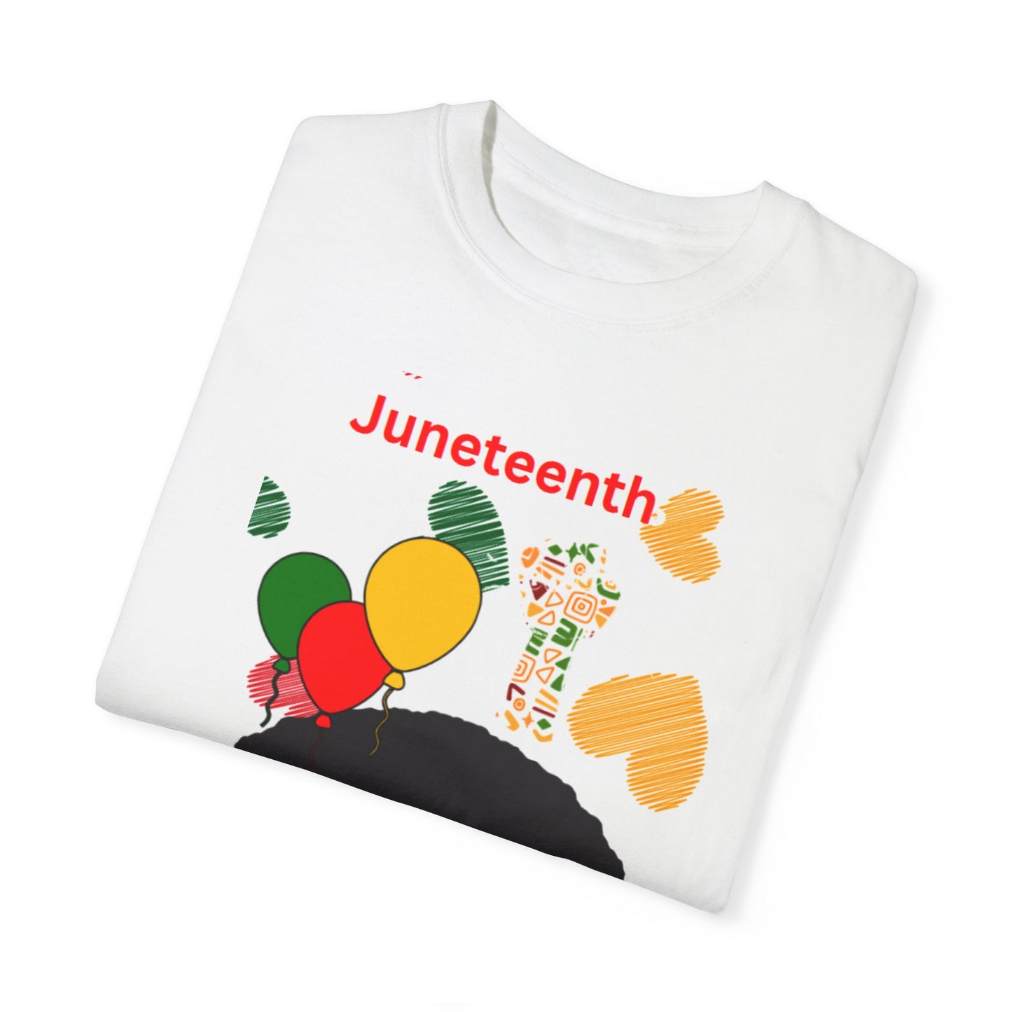 Juneteenth Unisex Garment-Dyed T-shirt