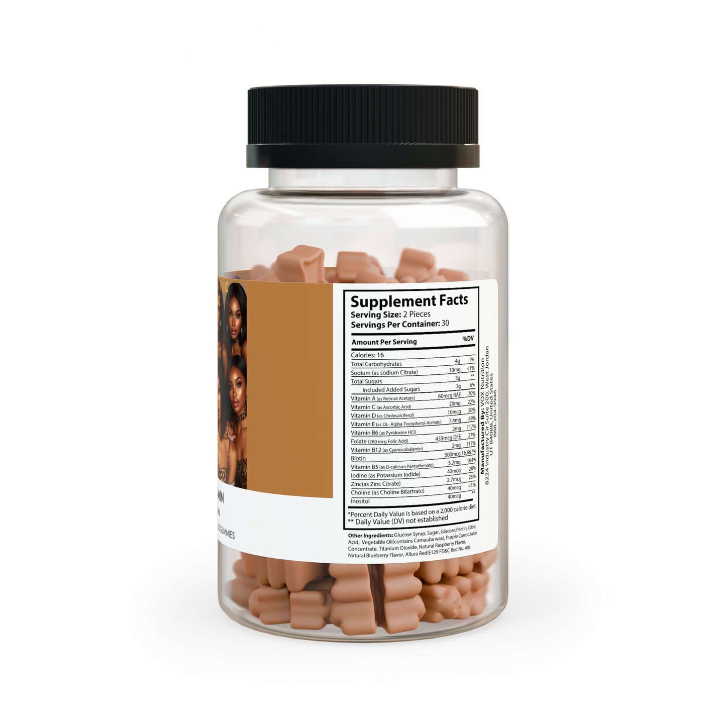 OPTIMYSTIC GOODZ Hair Vitamin Gummies (60 Gummies)
