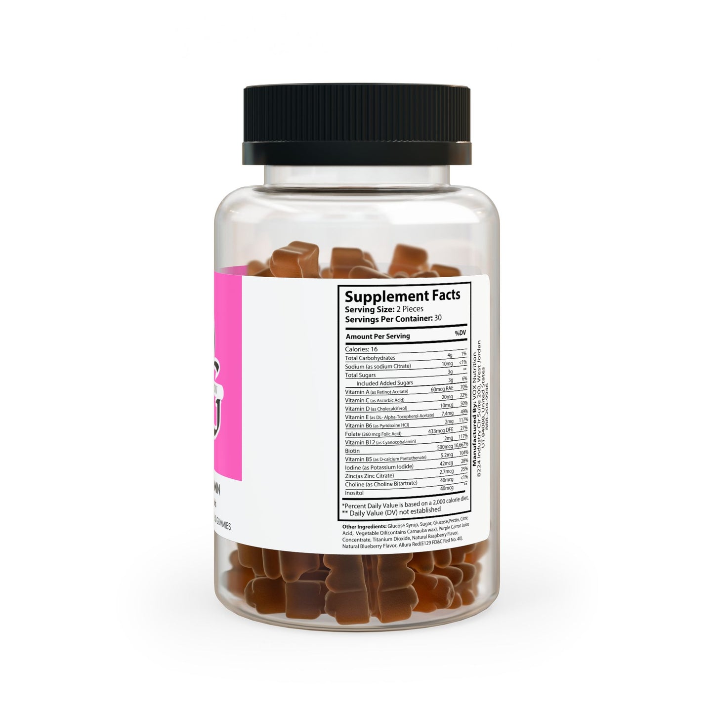 Hair Vitamin Gummies (60 Gummies)