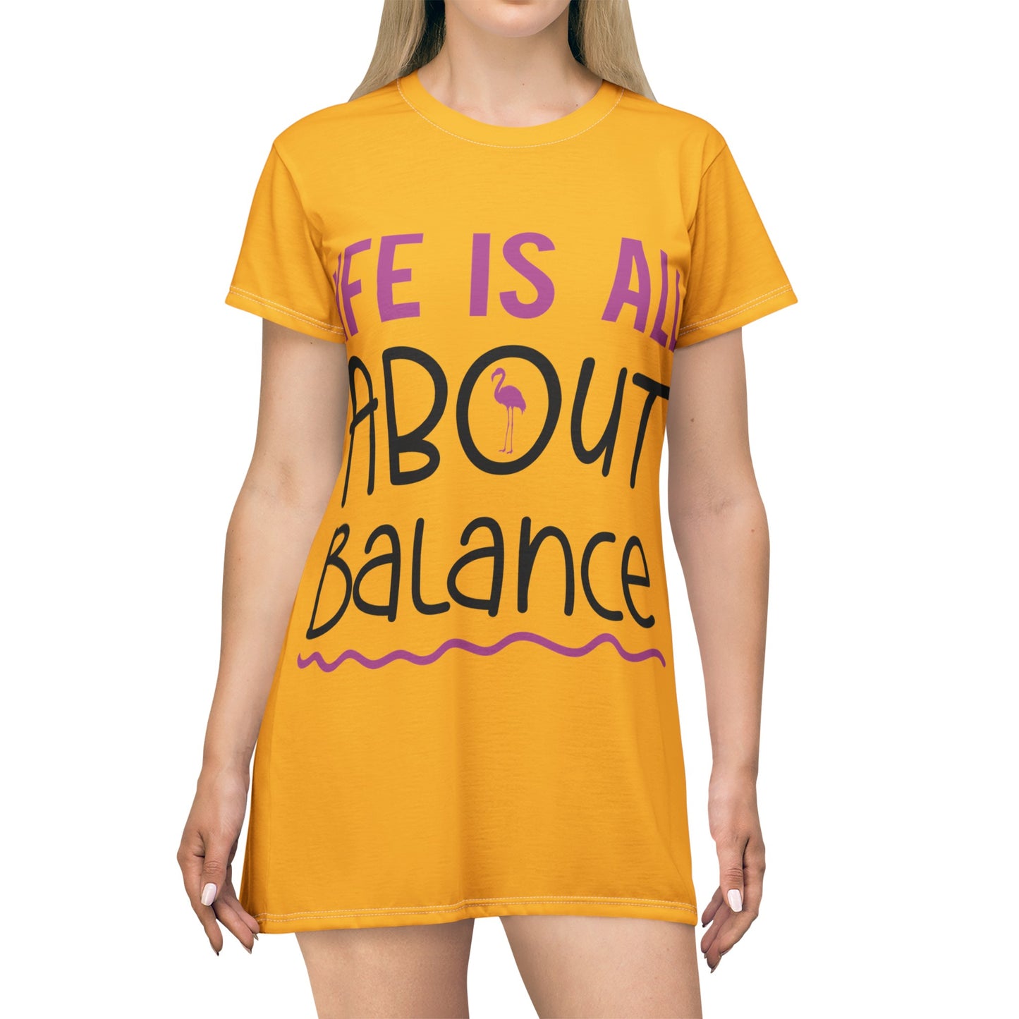 T-Shirt Dress (AOP)