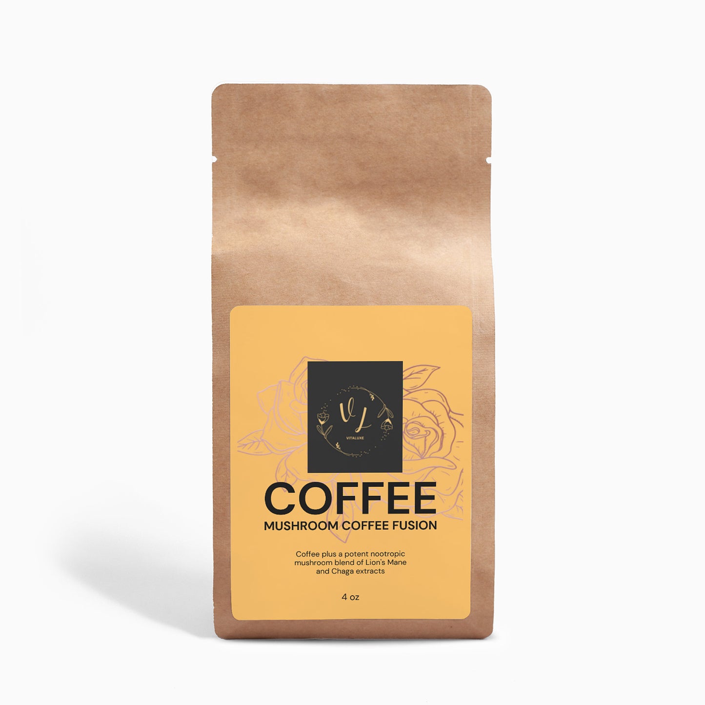 Mushroom Coffee Fusion - Lion’s Mane & Chaga 4oz