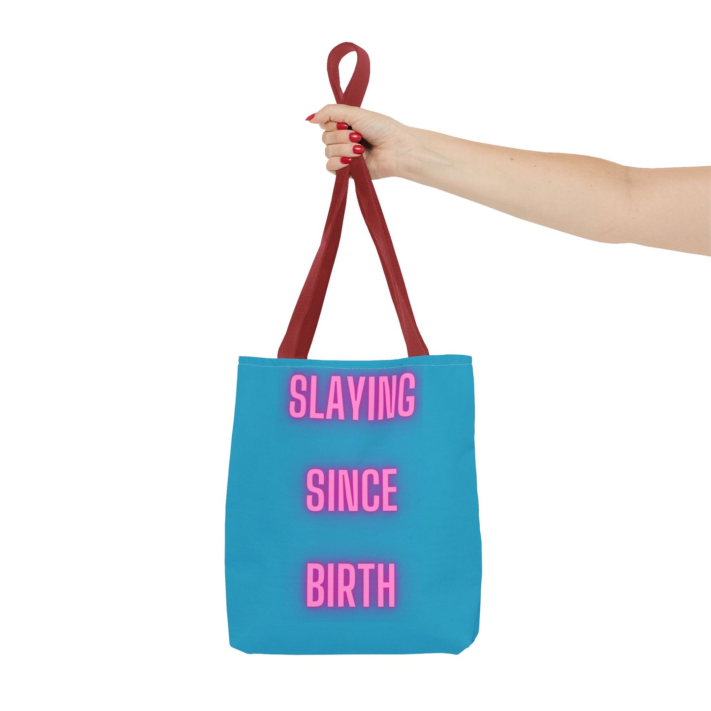 Slaying Since Birth Tote Bag (AOP)