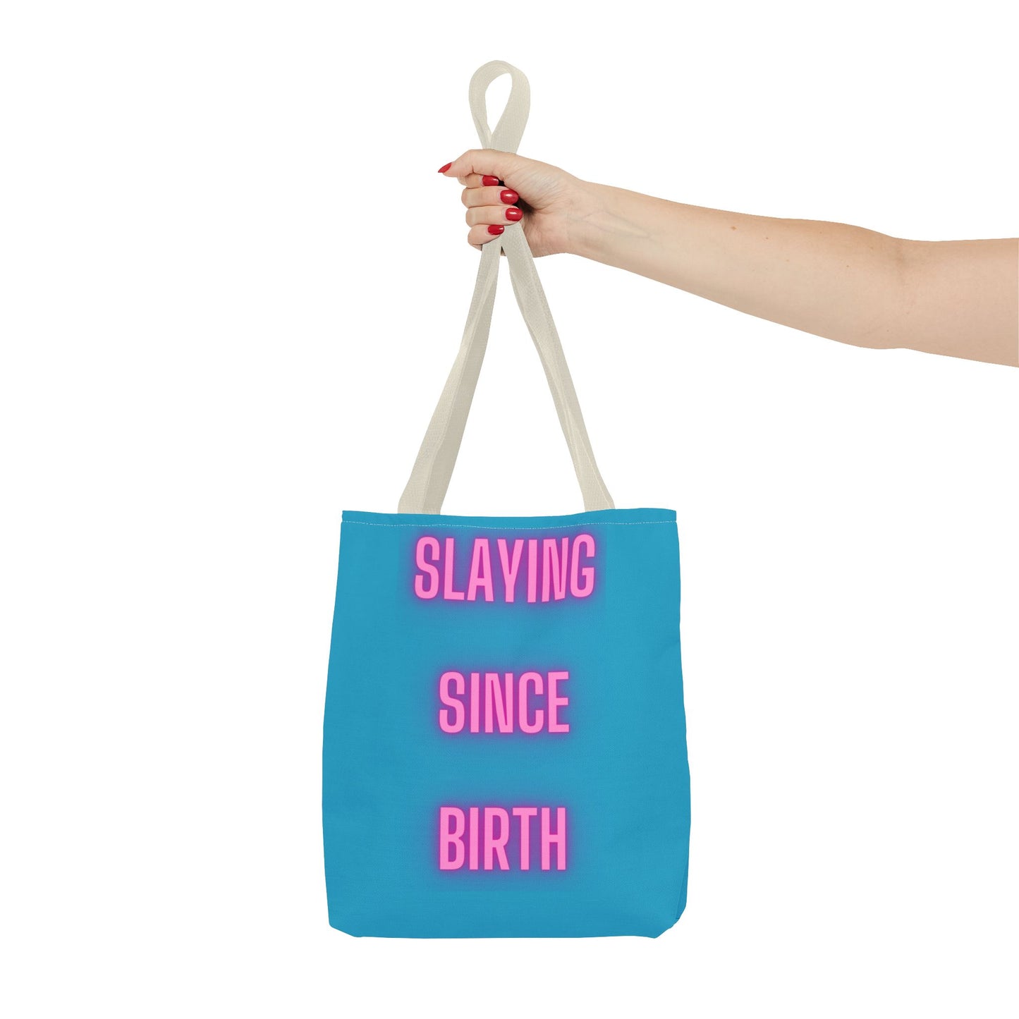 Slaying Since Birth Tote Bag (AOP)