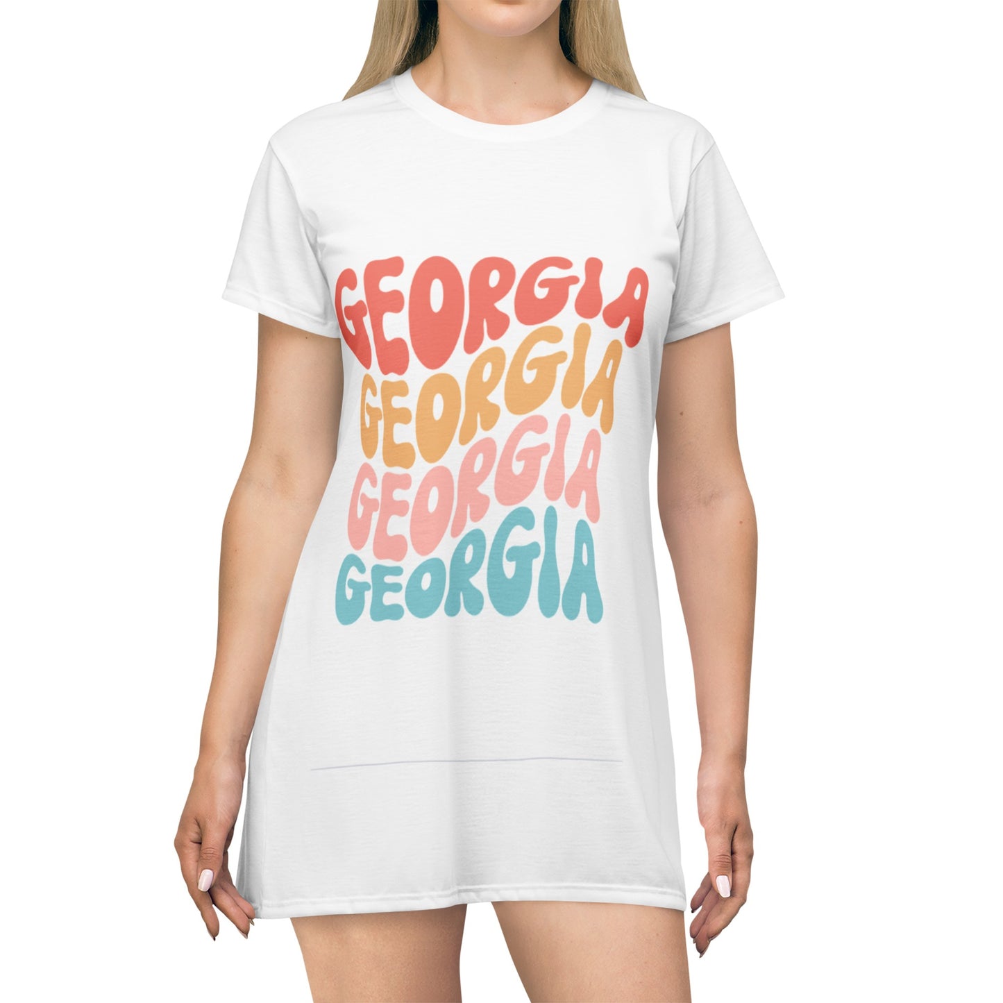 Georgia T-Shirt Dress (AOP)