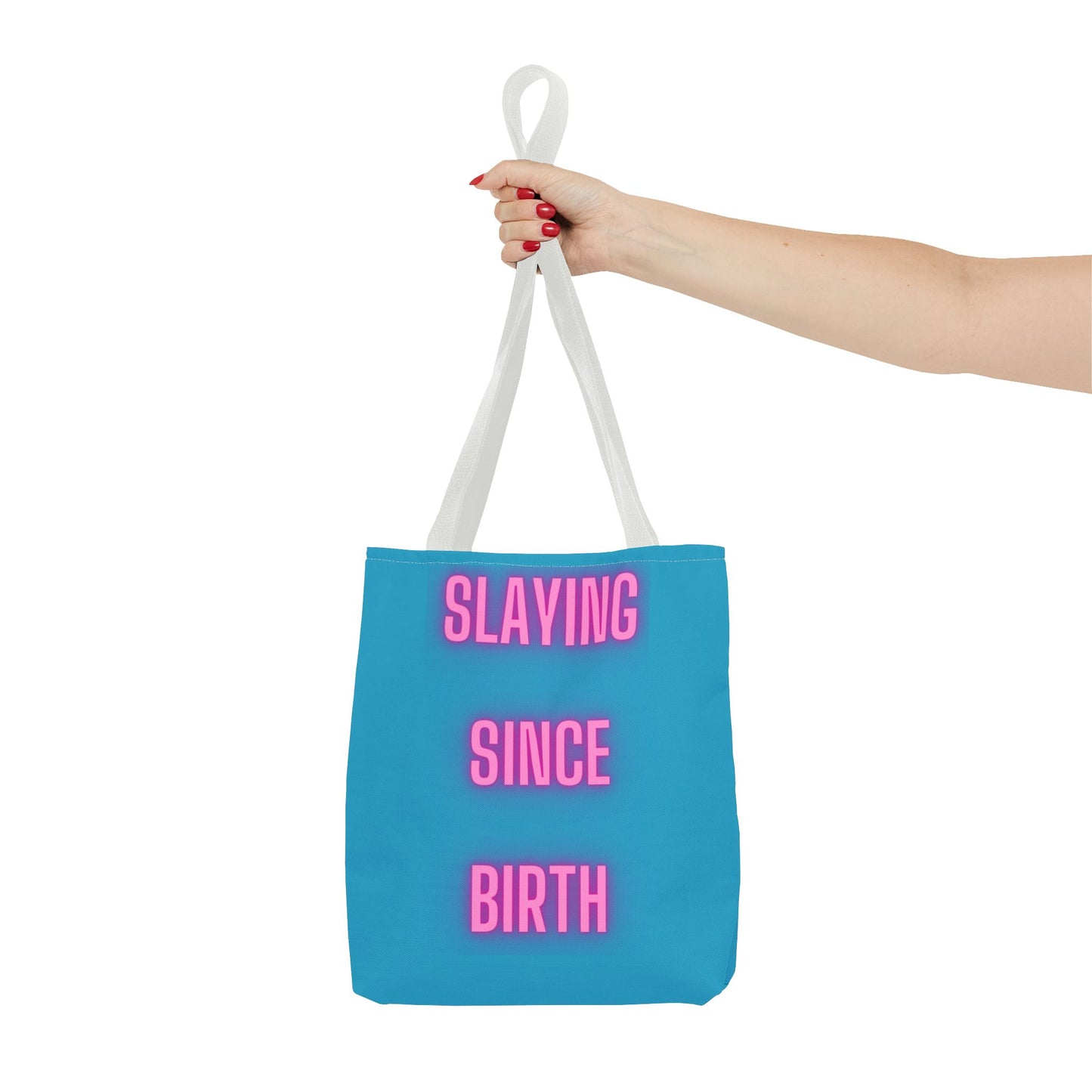 Slaying Since Birth Tote Bag (AOP)