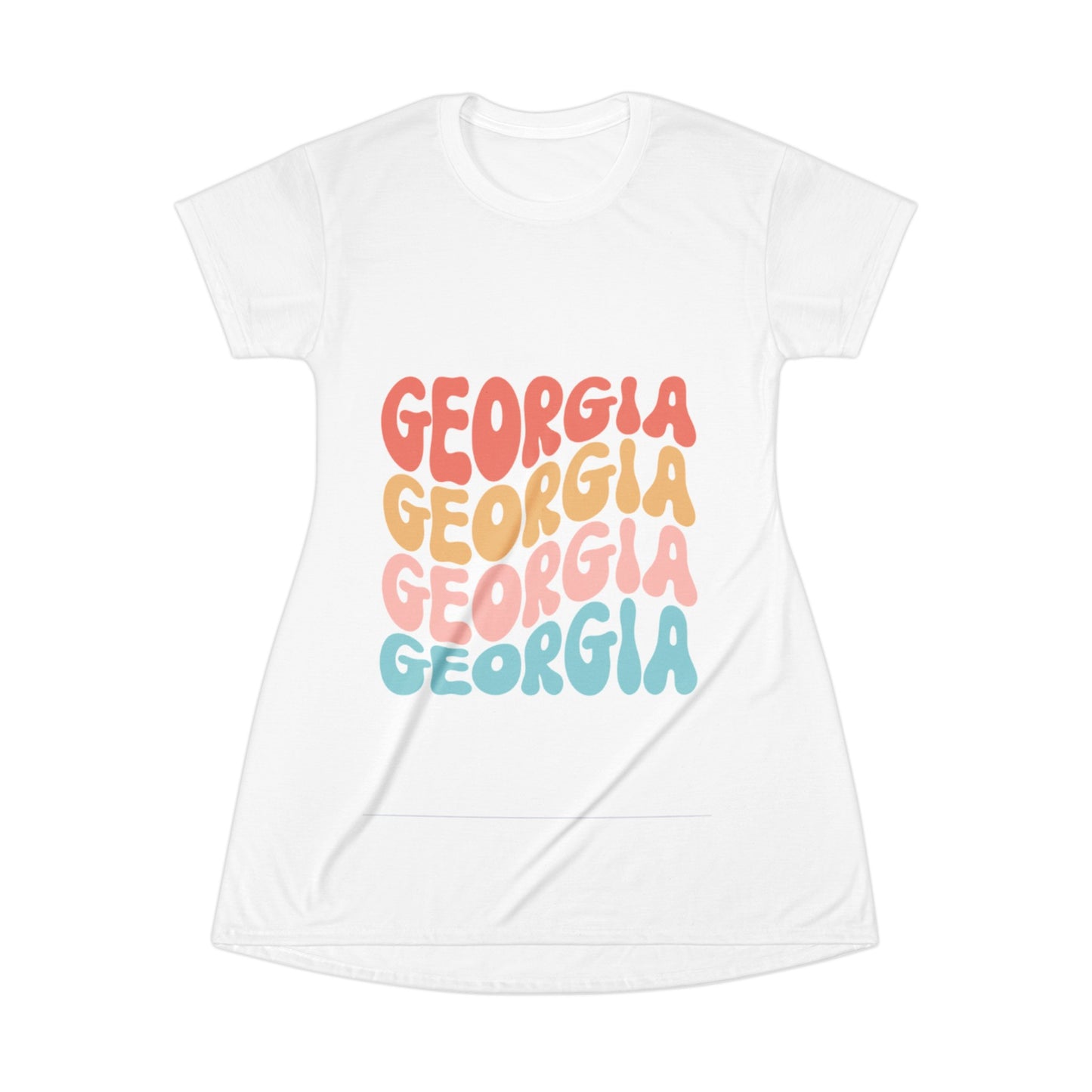 Georgia T-Shirt Dress (AOP)