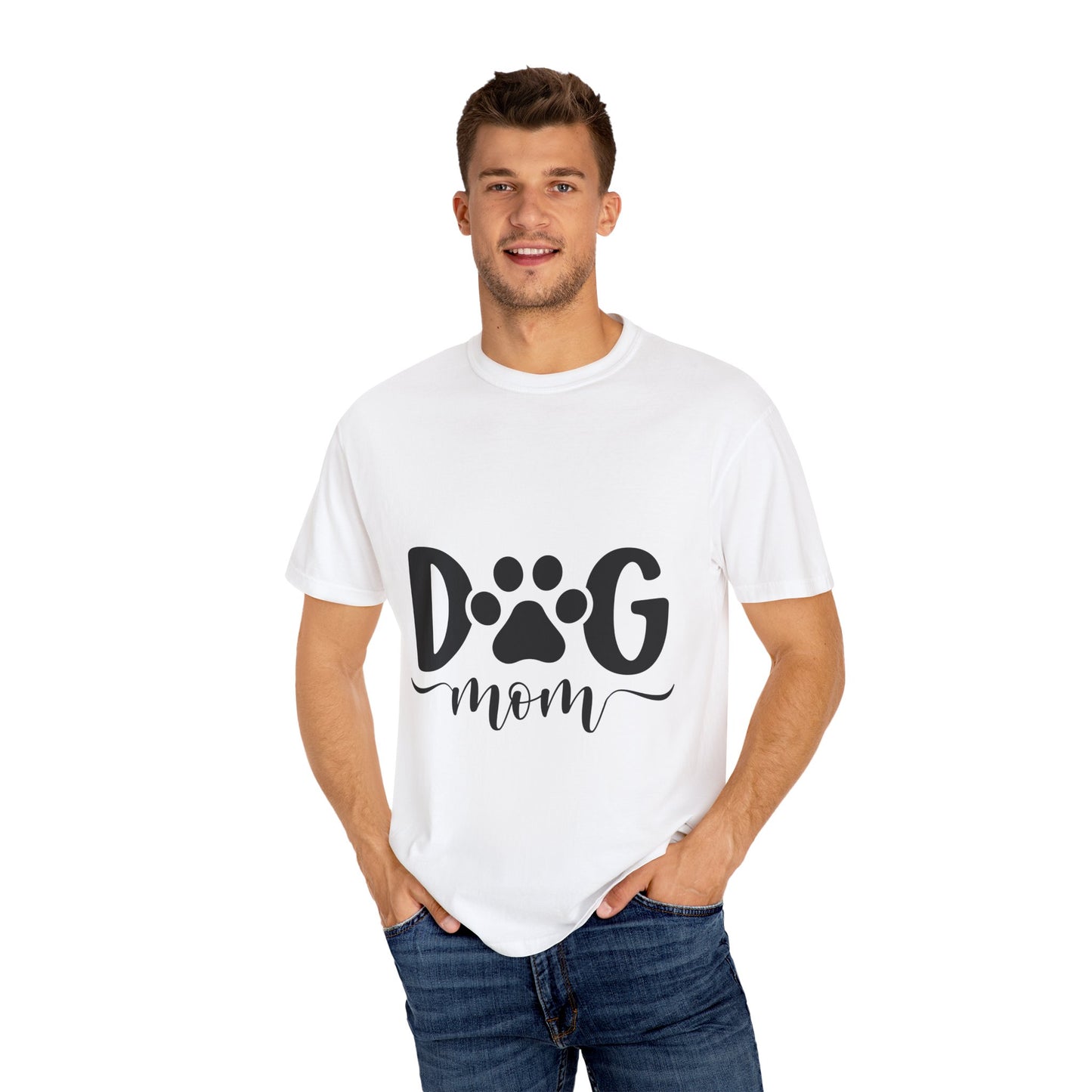 Dog Mom Garment-Dyed T-shirt