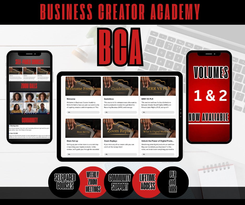 Business Creator Academy Course