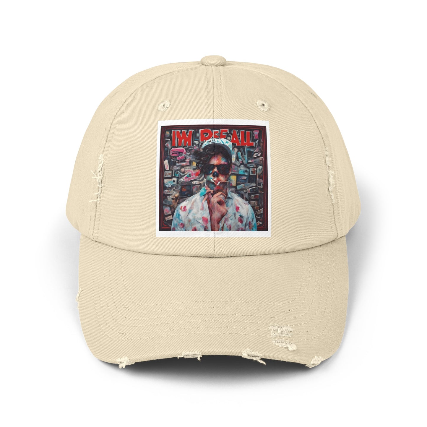 Unisex Distressed Cap
