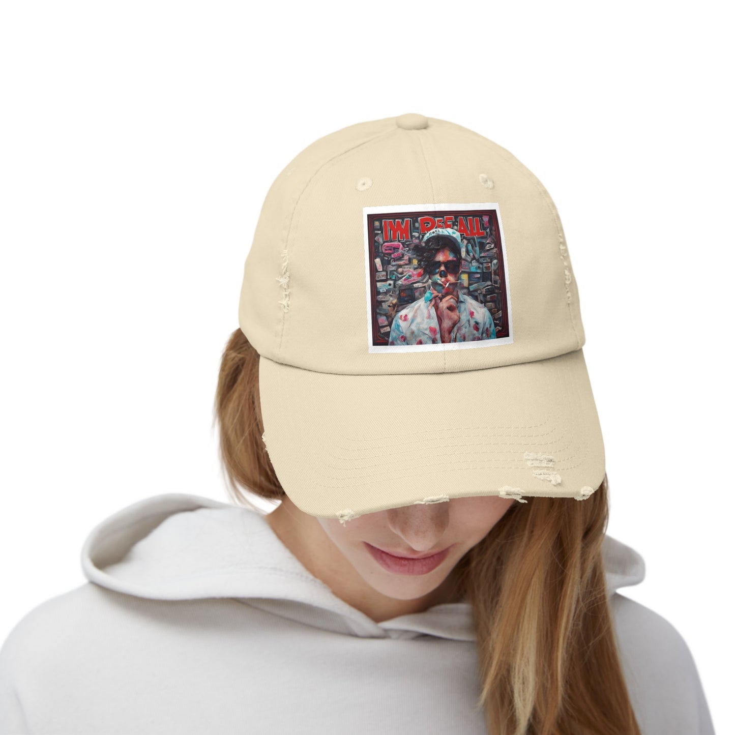 Unisex Distressed Cap