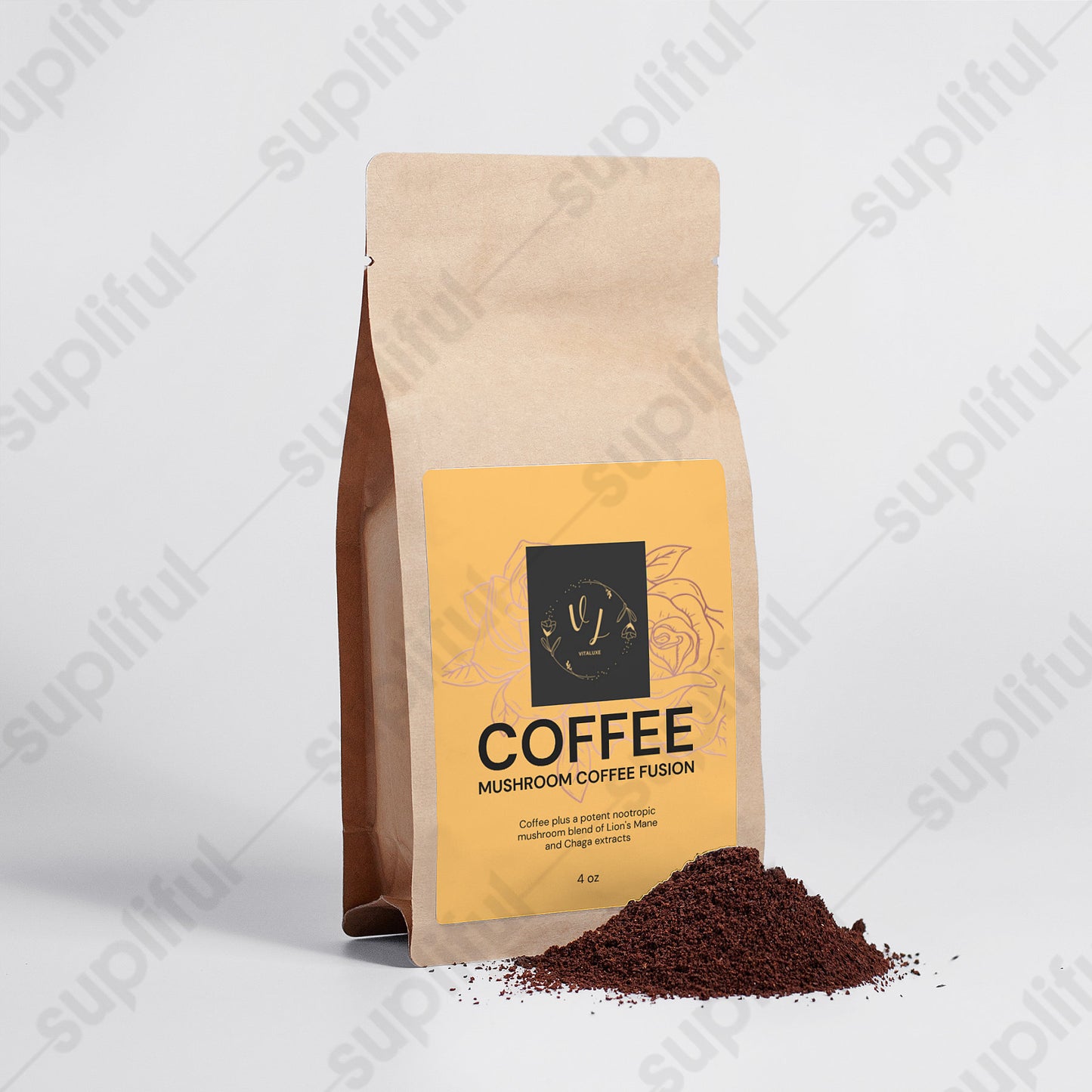 Mushroom Coffee Fusion - Lion’s Mane & Chaga 4oz