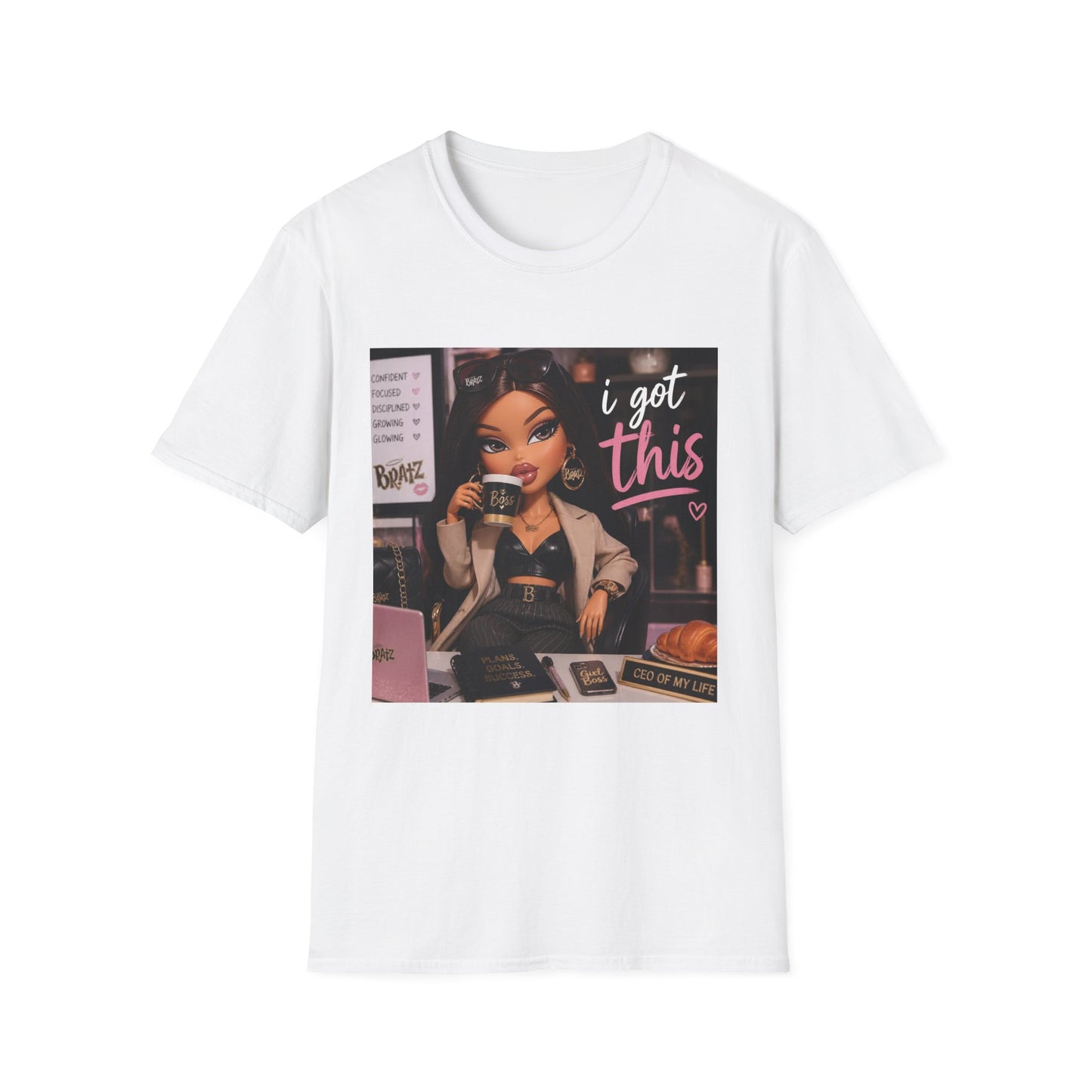 I Got This Bratz Graphic T-Shirt — Motivational Cute Girl Coffee Tee