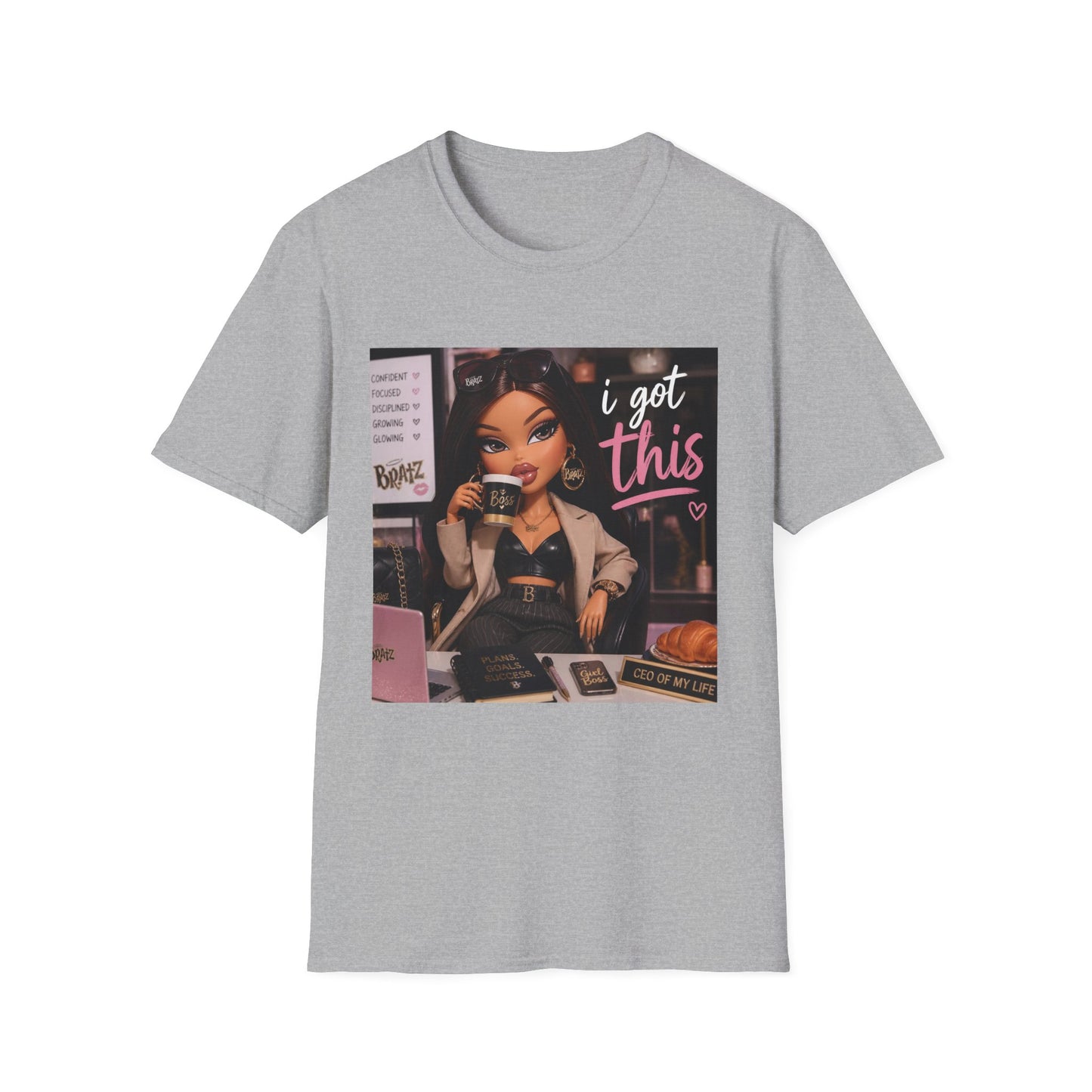I Got This Bratz Graphic T-Shirt — Motivational Cute Girl Coffee Tee